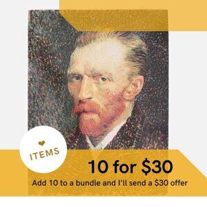 ❤️Van Gogh print. Mounted on lightweight styrofoam board.
